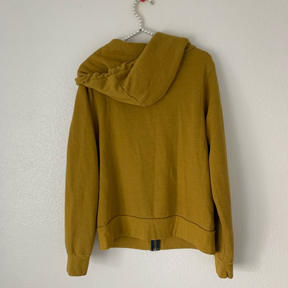 Aviator Nation Medium Striped Yellow Hoodie - Picture 4 of 5